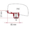 Fiamma Adapter-Kit F40 Van Nissan NV350