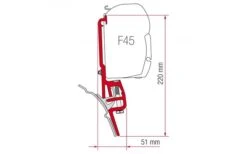 Fiamma F45 Kit High Roof Adapter Westfalia -Markisen und Sonnensegel Verkäufe 57253 6484