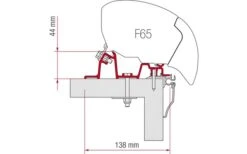 Fiamma F65/F80 Kit Mercedes Sprinter - VW Crafter (High Roof) -Markisen und Sonnensegel Verkäufe 57431 11242