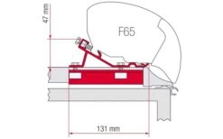 Fiamma F65/F80 Kit Mercedes Sprinter - VW Crafter (High Roof) -Markisen und Sonnensegel Verkäufe 57433 11080