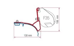 Fiamma F35 Pro Kit Standard -Markisen und Sonnensegel Verkäufe 57445 12397