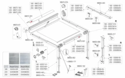 Fiamma Stützfuß Rechts Für CS 225 / F35220 05 07 Fiamma Artikelnummer 03568A05A