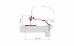 Fiamma Kit Caravan Roof Markisenhalterung